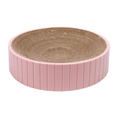 China Wholesale Amazon Best Product Stocked Round Cat Scratcher for sale