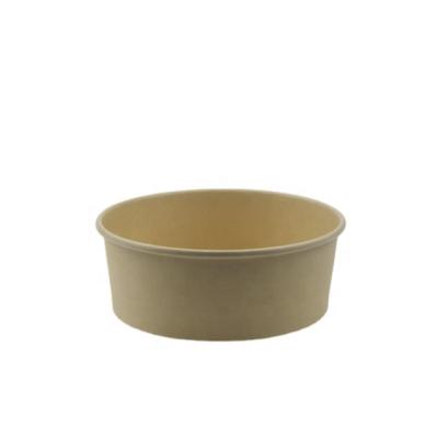 China Disposable Disposable Paper Container With PET Lid For Food Wrapping Paper Salad Bowl for sale