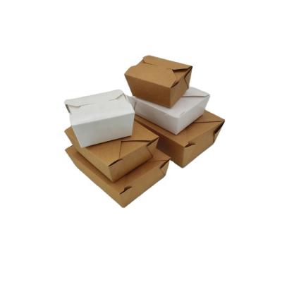 China Disposable Hot Sale Custom Printing Biodegradable Disposable Custom Cardboard Lunch Food Boxed for sale