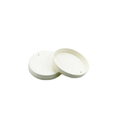 China Disposable Eco Logo PLA Hot Coffee Lids Custom Biodegradable Recyclable Paper Lids for sale