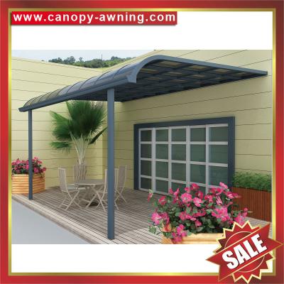 China oudoor roma patio gazebo balcony corridor window door aluminium aluminum alloy polycarbonate pc awning canopy shelter for sale