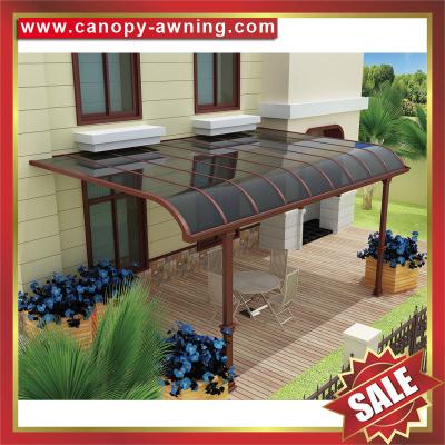 China house patio balcony terrace porch aluminium aluminum alu frame pc polycarbonate window door awning canopy shelter China for sale