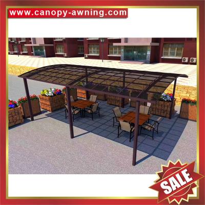 China hot sale outdoor house patio gazebo aluminium aluminum alu pc polycarbonate awning canopy shelter China for sale