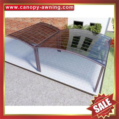 China oudoor patio gazebo balcony corridor window door aluminium aluminum alloy polycarbonate pc awning canopy shelter China for sale