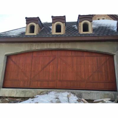 China fire protection china wood garage door supplier wooden garage doors for sale for sale