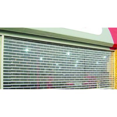 China Modern Commercial PC Clear Garage Roller Doors For Shipping Mall Use for sale