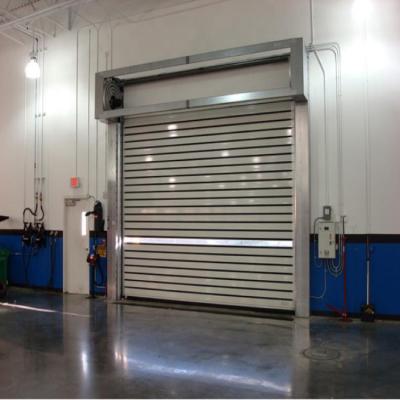 China Low Maintenance Energy Saving Insulation Aluminum Spiral Metal Rolling Shutter Bottom Door for sale