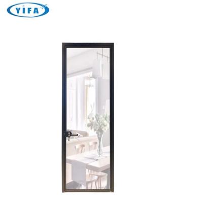 China Modern aluminum slim frame aluminum casementglass door for sale