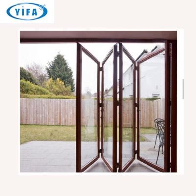 China Modern Aluminum Bi Folding Door For Outdoor Veranda Utility for sale