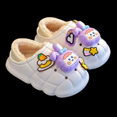 China New Arrival Personalized Cartoon Cute Winter Cotton Slippers Warm Plush Durable for sale