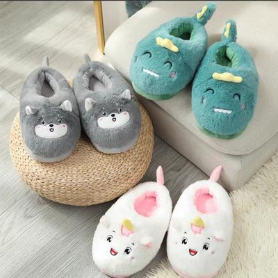 China Keep Warm Comfortable Winter Fluffy Cotton Women Bottom Soft Non-slip Indoor Slippers for sale