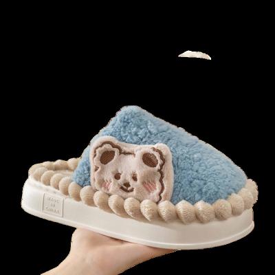 China Fashion Trend Quality Guaranteed 2022 Slippers Family Winter Couples Warm Cotton Home Slippers for sale