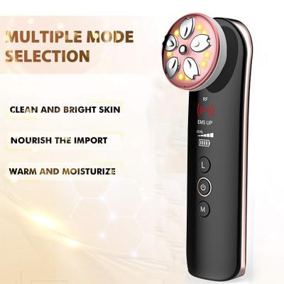 China Face Lift Microcurrent EMS Photon Microcurrent+RF+led Electric Beauty Device RF Facial Skin Tightening Machine Face Lifting Massage for sale