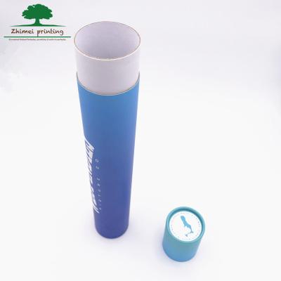 China Recyclable Custom Logo Printing Art And Poster Tubes Mail Tube Box Eco Friendly for sale