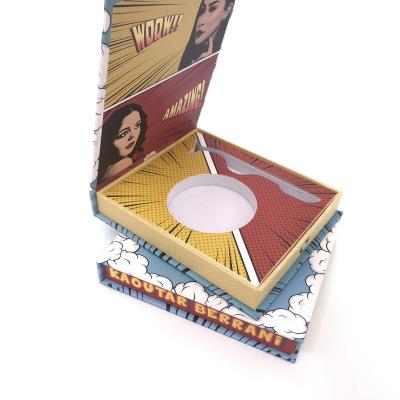 China Recycled materials wholesale custom manufacturer logo printing paper eyelash boxes book shape gift packaging box for eyelash packaging foam insert for sale