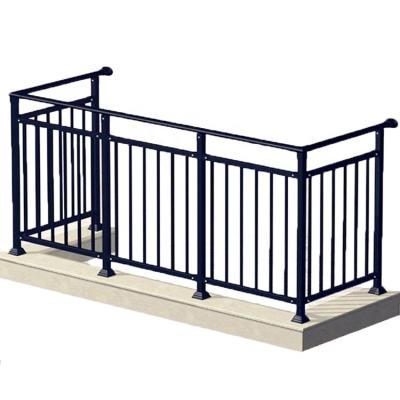 China Easily Assembled Square Metal Stairs Decorative Round Railing Fencing Pipes Factory Direct Supply for sale