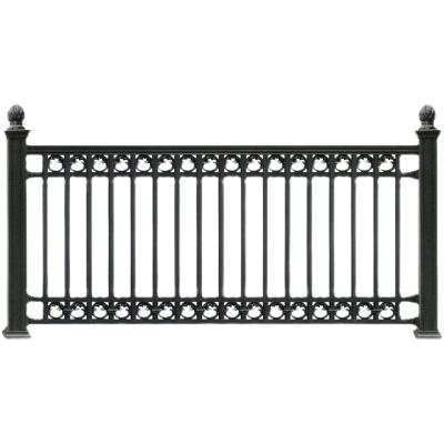 China Easily Assembled Deck Fencing Galvanized Residential Metal Balcony Railing Personality Design Porch Balcony Railing for sale