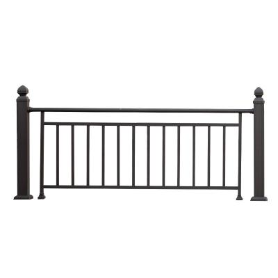 China Easily Compiled Modern Iron Stair Railing Stair Railing Wrought Iron Garden Railing Design for sale