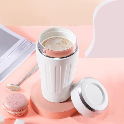 China Custom Logo Vacuum Car Cups Reusable 240ml 360ml Business Ceramic Mug Insulated Travel Coffee Mug for sale