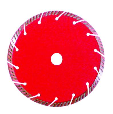 China Red Color Segmented Turbo Diamond Saw Blade Cold Pressed Sintered OEM Service for sale