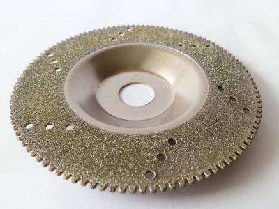 China Wholesale 4 Inch Electroplated Diamond Cutting Blades For Glass / Marble / Granite for sale