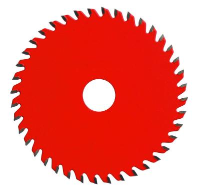 China Red Carbide Steel TCT Saw Blade Cut Off , Sharpening Circular Saw Blades For Wood for sale