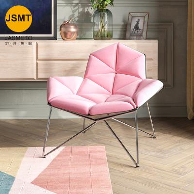 China The Other Other 2021 Luxury Honeycomb Backing Sofa Stainless Steel Accent Chair For Hotel Cafe Home for sale