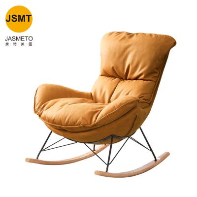 China Modern Hot Sale Furniture Rocking Lounge Relax Chair Rest Chair Furniture Sofa Leisure Rocking Chair Fabric Lounge Chair for sale