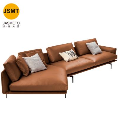 China Sofa Sectionals Living Room Apartment Extended Italian Leather Extended Shape Classic Luxury Living Room Furniture for sale