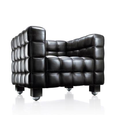 China Extended Extended Josef Hoffmann Kubus Sofa Top Quality Leather Kubus Sofa Luxury Living Room Furniture European Style for sale