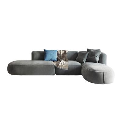 China Modern Minimalist Luxury Fashion L Shape Fabric Fashion Living Room Furniture 3 Seater Sofa for sale