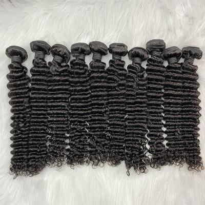 China Online Buying Wholesale Indian Hair Deep Wave Hair Cuticle Aligned Remy Hair Extension for sale