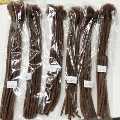 China Afro DREADS Curly Dreadlocks HOHO Human Hair Crochet Dreadlocks Wholesale Crochet Braiding Extensions Natural Locs for sale