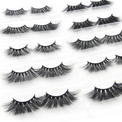 China mulitipack natural eyelash packaging case no strands 20mm leng lashes 5 pairs 3d black and blue eyelash package for sale