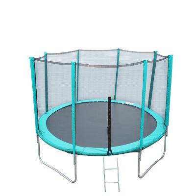 China With Sundow 10Ft Protective Installation Quality Guarantee Net Single Professional Indoor Round Trampoline With Safe Net for sale