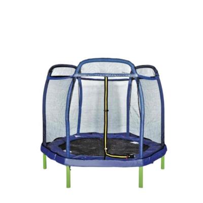 China With Bottom Sundow 7Ft Protective Net Indoor Outdoor Outdoor Kids Jumping Trampoline For Sale for sale