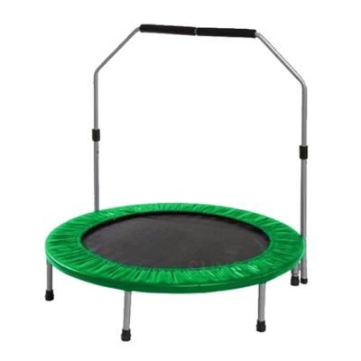 China Without Sundow Wholesale Protective Net Type 40inch Backyard Fitness Various Sports Exercising Mini Trampoline With Handle for sale