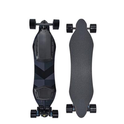 China Wholesale Adult Fast Charging Long Board Road 40km/h Moving Electric Skateboard High Quality Dual-wheel 1200w*2 Motor for sale