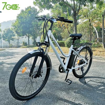 China High quality lithium battery electric bicycle 36v 350w motor 10AH electric bicycle 350W 48V aluminum alloy city e-bike moped for sale