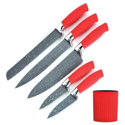 China New Design Viable Piece Meat Cutting Kitchen Knife 3 PP High End Professional Plastic Kitchen Knife for sale