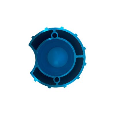 China Process Industry Custom Colored Electric Motor Housing T3-T8 Aluminum Profile Aluminum Extruded Housing for sale