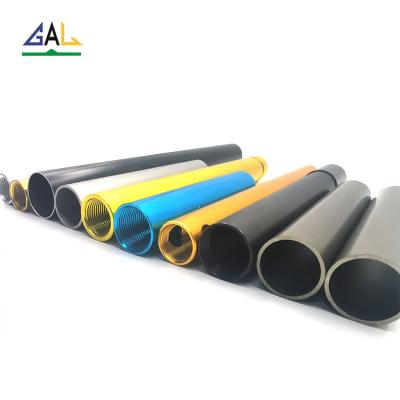 China Custom aluminum threaded empty round aluminum profile high quality bike freme tube mill finish tube for sale