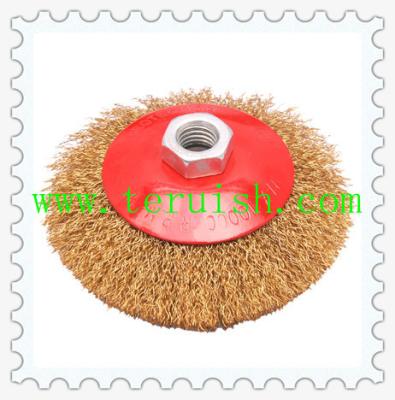 Chine Brosses serties par replis TRC05 de roue de vis et de plat de fil à vendre