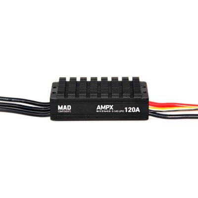 China Safety AMPX 120A 5-14s Waterproof HV Electronic Speed ​​Controller CRAZY ESC For Quadcopter Brushless Motor for sale