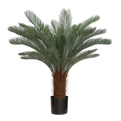 China Environmental Hot Sale Product 100cm Fake Artificial Sago Cycas Palm Tree for sale