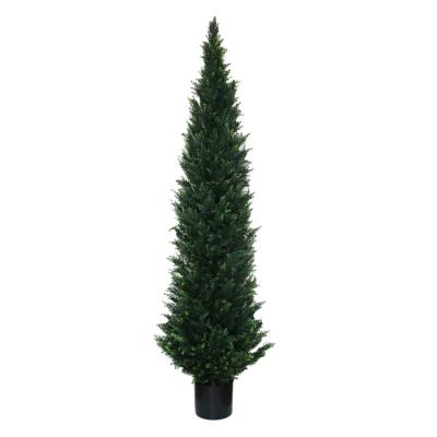 China Best Environmental Synthetic Plant Selling Large Fake Cedar Indoor Landscape Topiary Tree for sale