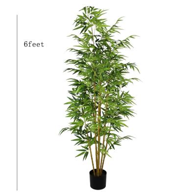 China 2021 hot sale environmental cheap indoor decorative artificial chinese bamboo plants for sale