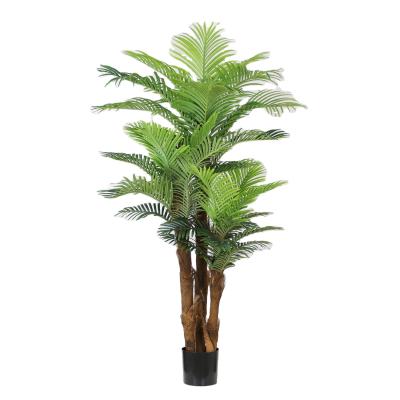 China 6FT Tall Environmental Wholesale Artificial Fake Palm Tree For Outdoor Garden Decor for sale