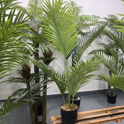 China Amazon Best 2021 Environmental Selling Artificial Plastic Palm Backyard Balcony Garden Decor Plant for sale