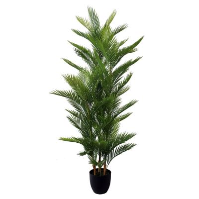 China Manufacturer Environmental Wholesale Modern Outdoor Bonsai Plant Plastic Artificial Palm Tree for sale